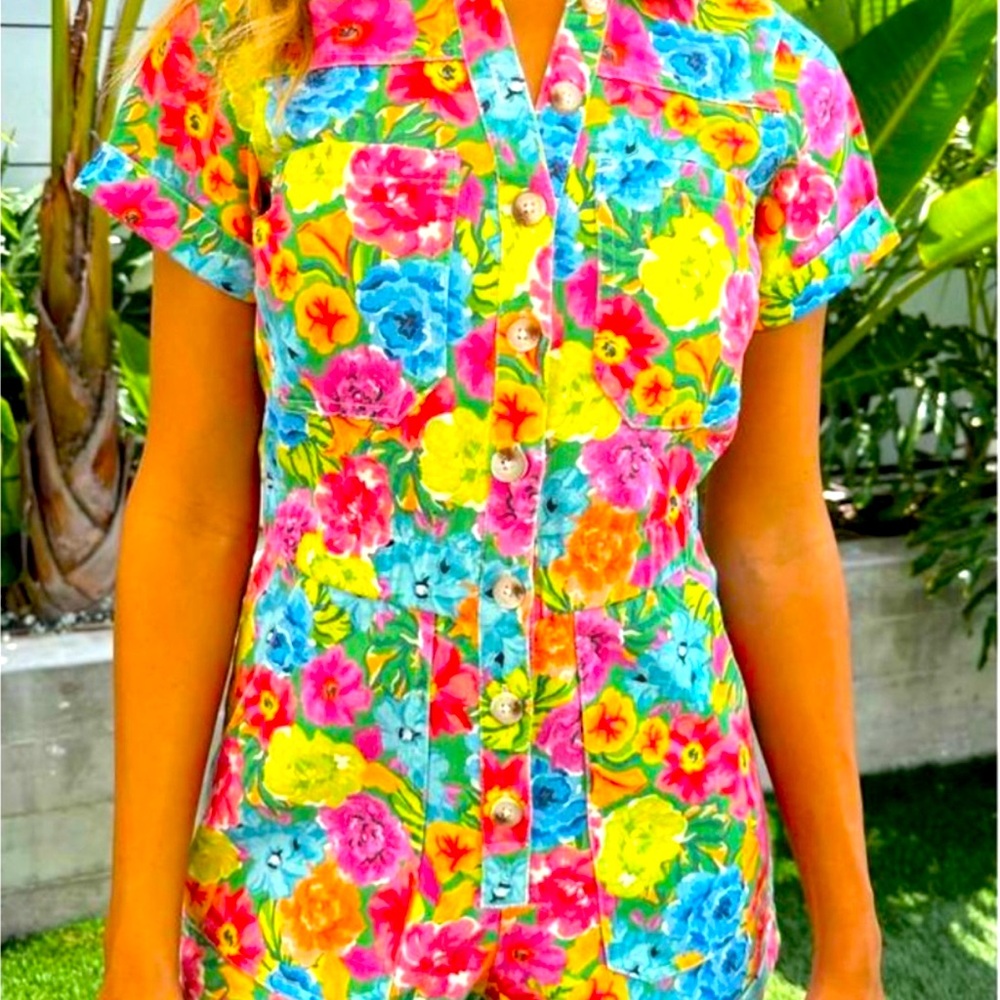 Floral Multicolor Women's Top